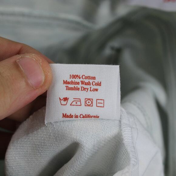 Lisa Says Gah Jeans Women 28 Robyn Wide Leg Vintage Rug Bocce Court Geometric - Picture 10 of 16